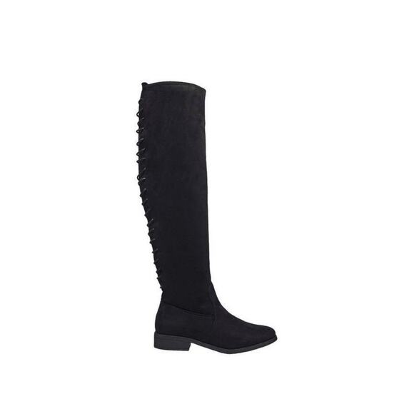 French Connection Women’s Knee Hi Boots sz 6 Vegan Suede NEW #M329 - Picture 2 of 5